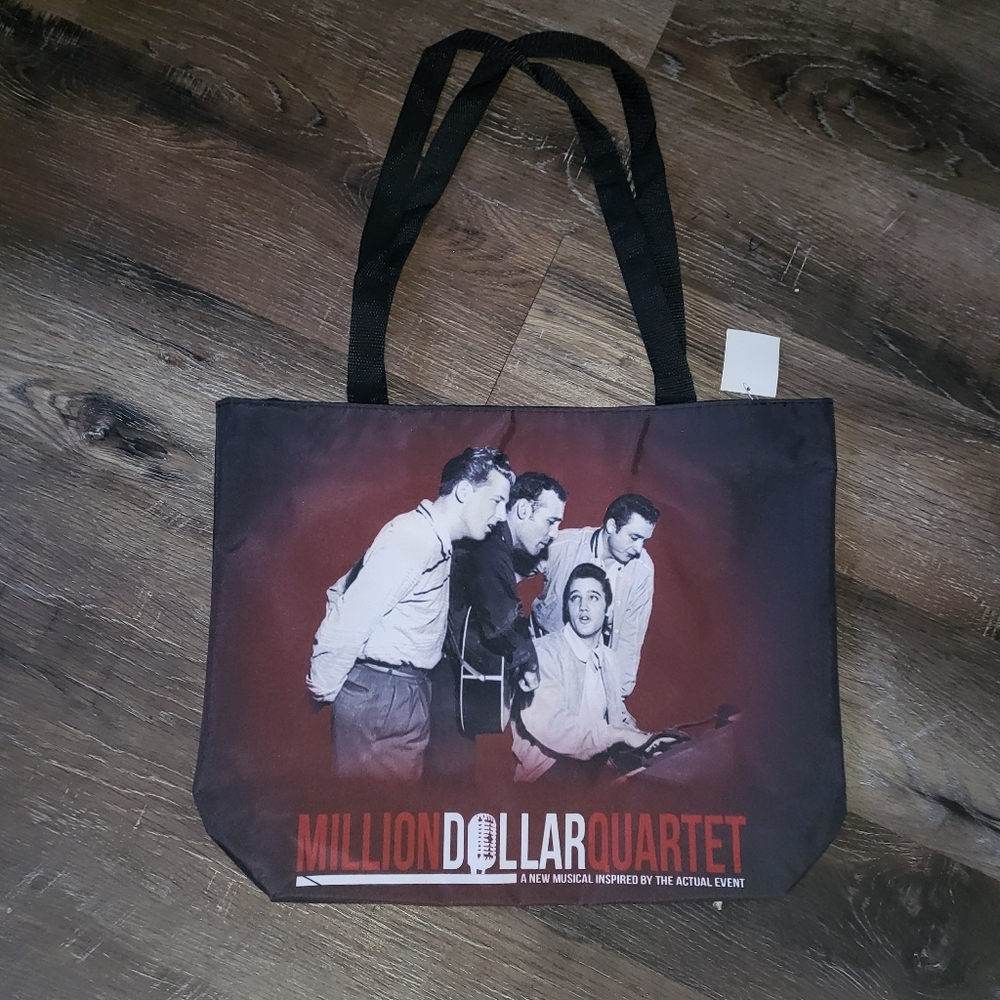 ❄️🩵Elvis Presley Million Dollar Quartet Tote Bag